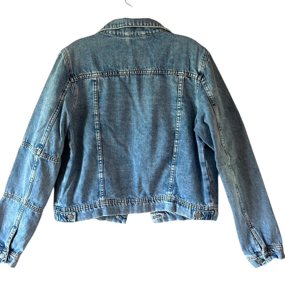 Free People Lighter Wash Jean Jacket - Picture 7 of 9